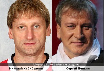 Хоккейный вратарь Николай Хабибуллин похож на Сергея Пенкина