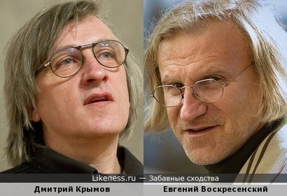 Дмитрий Крымов похож на Евгения Воскресенского