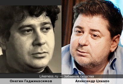 Александр Цекало и Онегин Гаджикасимов