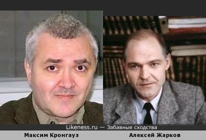 Максим Кронгауз и Алексей Жарков похожи