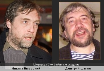 Никита Высоцкий похож на Дмитрия Шагина