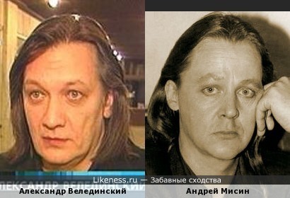 Александр Велединский похож на Андрея Мисина
