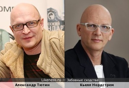 Российский актёр Александр Тютин похож на Швецкого специалиста по теории управления Кьелла Нордстрема