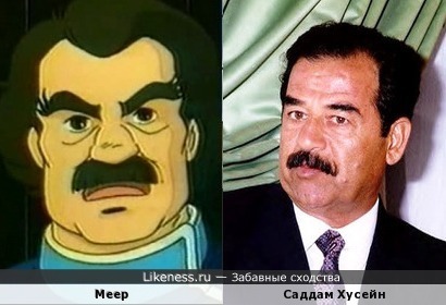 Меер похож на Саддама Хусейна