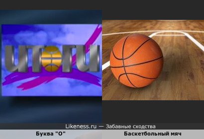 Буква &quot;О&quot; в логотипе программы Е.Киселёва &quot;Итоги&quot; напоминает баскетбольный мяч