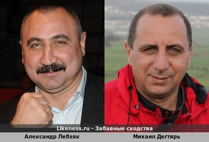 Московский телерепортёр Михаил Дегтярь и боксёр Александр Лебзяк