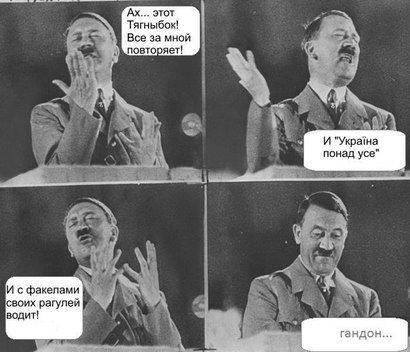 Тягнибок и Гитлер