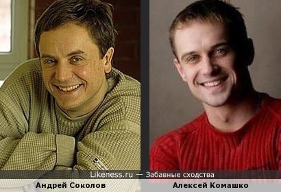 Алексей Комашко похож на Андрея Соколова
