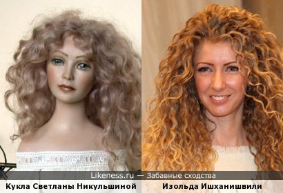 Авторская кукла Светланы Никульшиной напомнила Изольду Ишханишвили