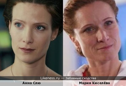 Анна Слю похожа на Марию Киселёву