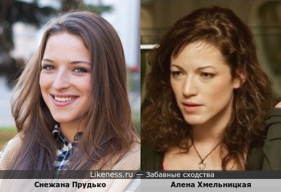 Актриса из российского сериала &quot;Морские дьяволы&quot; Снежана Прудько напомнила актрису Алёну Хмельницкую