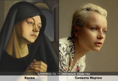 Женщина на картине Тамары Лемпицка напоминает Саманту Мортон