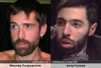 Анар Гулиев похож на Максима Покровского