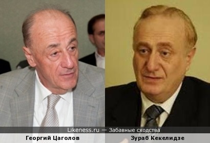 Два известных профессора: экономист Георгий Цаголов и психиатр Зураб Кекелидзе