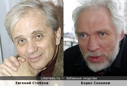 Евгений Стеблов и историк Борис Соколов