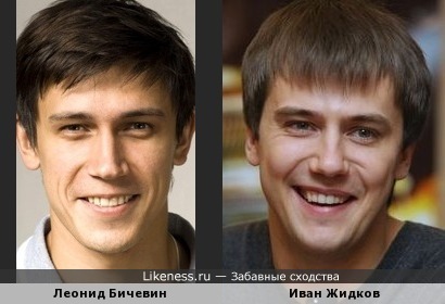 Леонид Бичевин и Иван Жидков похожи