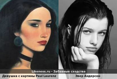 Девушка с картины Paul Laurenzi напоминает Эвер Андерсон