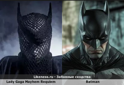 Lady Gaga Mayhem Requiem напоминает Batman