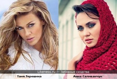Таня Терешина и Анна Саливанчук