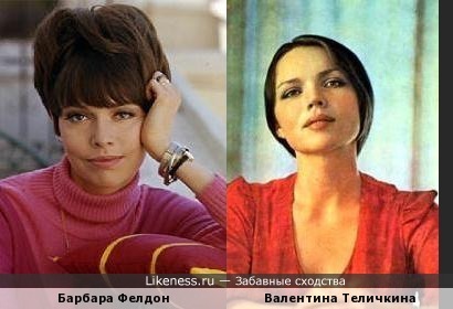 Барбара Фелдон похожа на Валентину Теличкину
