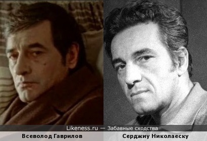 Всеволод Гаврилов и Серджиу Николаеску