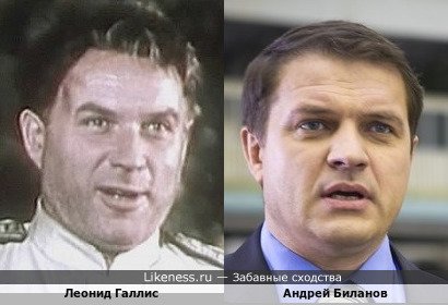 Леонид Галлис похож на Андрея Биланова