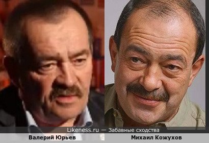 Валерий Юрьев похож на Михаила Кожухова