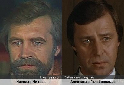 Николай Михеев похож на Александра Голобородько
