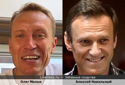 Олег Малых похож на Алексея Навального