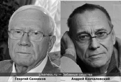 Георгий Санников похож на Андрея Кончаловского