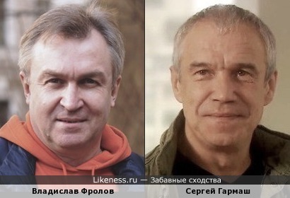 Владислав Фролов и Сергей Гармаш похожи