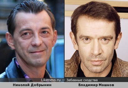 Владимир Машков похож на Николая Добрынина