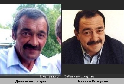 Дядя моего друга похож на Михаила Кожухова