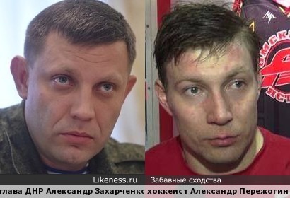 Александр Пережогин похож на Александра Захарченко