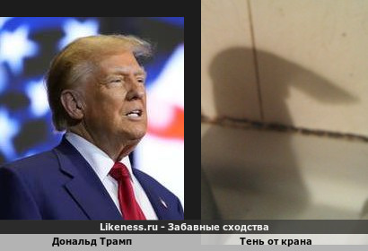 Дональд Трамп напоминает тень от крана