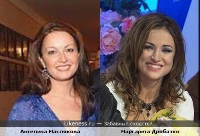 Жена Маслякова мл. и фигуристка Дробязко похожи!