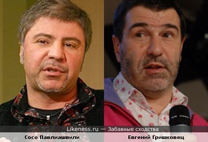 Павлиашвили и Гришковец похожи!
