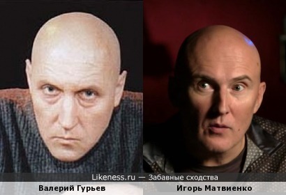 Валерий Гурьев похож на Игоря Матвиенко