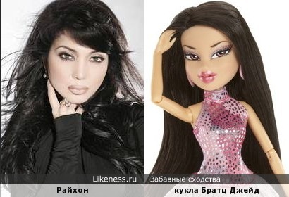 Узбекская актриса Райхон и кукла Братц похожи