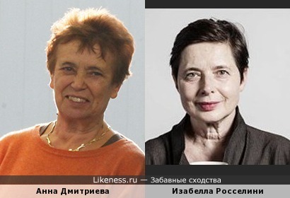 Спорткомментатор и теннисистка СССР Анна Дмитриева и Изабелла Росселини