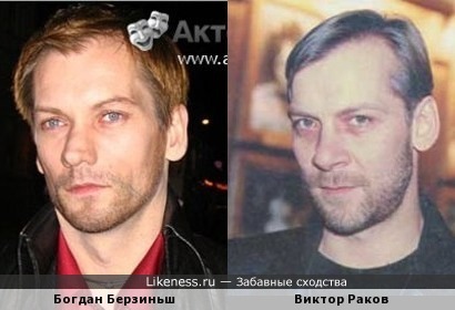 Богдан Берзиньш и Виктор Раков