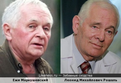 Ежи Маркушевский и Леонид Рошаль