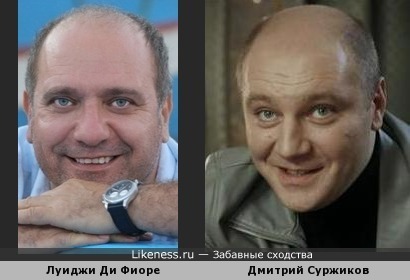 Луиджи Ди Фиоре похож на Дмитрия Суржикова