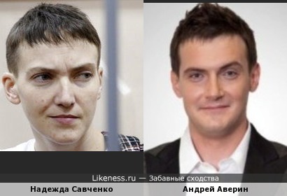 Аверин похож на Савченко