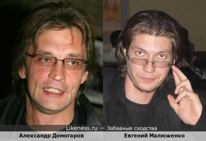 Александр Домогаров и Евгений Малюженко просто очень похожи друг на друга