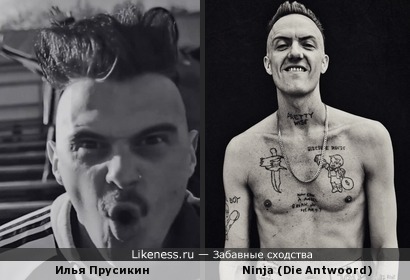 Илья Прусикин и Ninja (Die Antwoord)