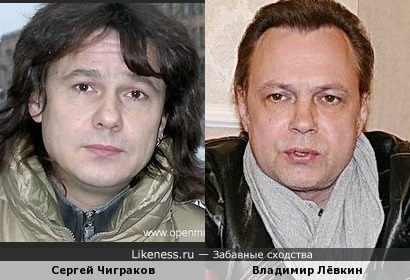 Сергей Чиграков и Владимир Лёвкин