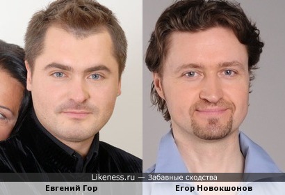 Евгений Гор похож на Егора Новокшонова
