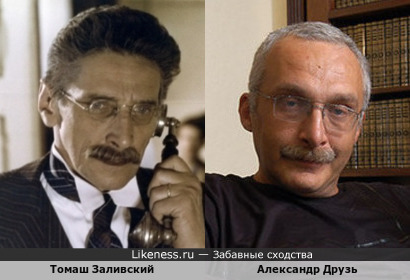Томаш Заливский похож на Александра Друзя