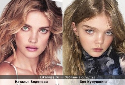 Юная модель Зоя Кукушкина напомнила супермодель Наталью Водянову